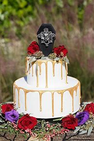 Image result for Vampire Wedding Cake
