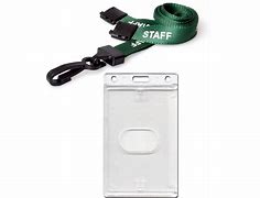 Image result for Plastic Badge Holders for Lanyards