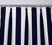 Image result for Navy Blue Striped Curtains