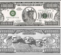Image result for 100000000 Dollar Bill Play Money