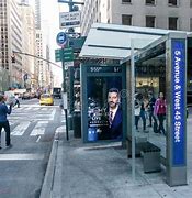 Image result for New York Bus Stop