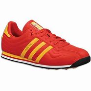 Image result for Yellow and Red Adidas Mismatch