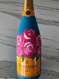 Image result for Painted Veuve Bottle