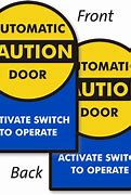 Image result for Automatic Door Door Sign