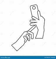 Image result for Hand with Phone White Icon