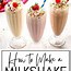 Image result for Milkshake List
