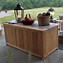 Image result for Outdoor Wood Storage Boxes
