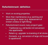 Image result for Refurbishment Meaning