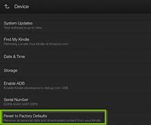 Image result for How to Factory Reset Amazon Fire Tablet