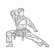 Image result for Karate Poses Drawing