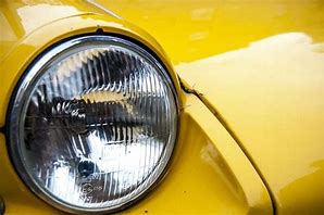 Image result for Yellow Headlight Classic Car