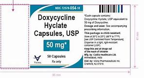 Image result for Doxycycline Hyclate 50 Mg