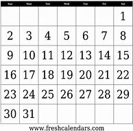 Image result for 30-Day Checklist Calendar