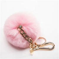 Image result for Fluffy Pink Keychain