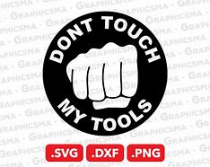 Image result for Don't Touch SVG