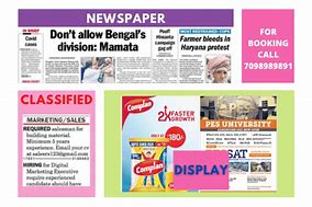 Image result for Local Newspaper Display Advertisement