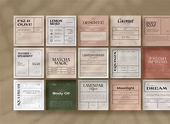 Image result for Aesthetic Label Template