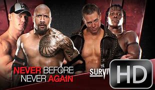 Image result for The Rock vs John Cena Survivor Series