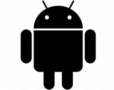 Image result for Android Bot Logo Black PNG