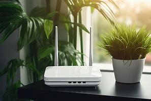 Image result for Wi-Fi Router with Green Leaf On Side