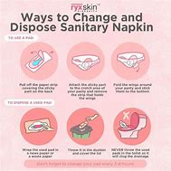 Image result for How to Use Sanitary Pads