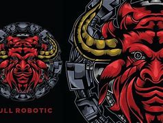 Image result for Robot Bull Head Drawing