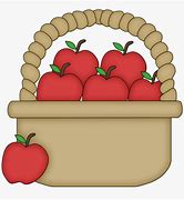 Image result for Apple Basket Cartoon