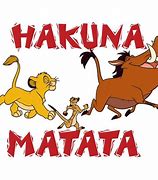Image result for Lion King Hakuna Matata Clip Art