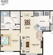 Image result for How Big Is 550 Square Feet