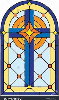 Image result for Stained Glass Window Clip Art Crosses