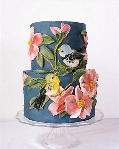 You & Your Wedding: “Loving the birds! #repost @10bloomcakes” | Beautiful cakes, Pretty birthday cakes, Cake decorating techniques