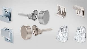 Image result for Mirror Clips Hardware