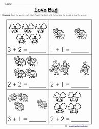 Image result for Math Pius Kindergarten Worksheets