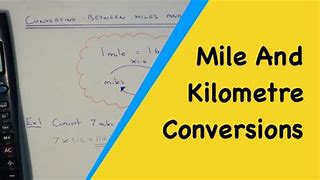 Image result for Mile Compared to Kilometer