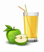 Image result for A Glass of Apple Juice Cartoon
