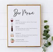 Image result for Wedding Drink List