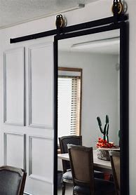 Image result for Barn Door with Mirror