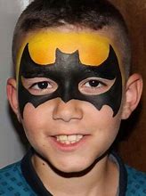 Image result for Easy Batman Face Painting