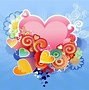 Image result for Colorful OLED HD Wallpaper Heart Gems