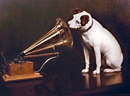 Image result for His Master's Voice Cartoon Png