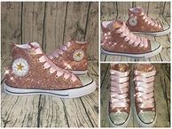 Image result for Rose Gold Glitter Shoes