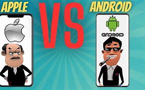 Image result for iPhone vs Android Cartoon