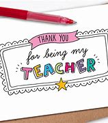 Image result for Thank You Teacher Drawing