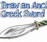 Image result for Ancient Greek Weapons Drawing