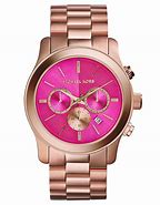 Image result for Pawnable Watch Michael Kors Runway Rose Gold