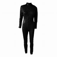 Image result for Black PVC Jumpsuit