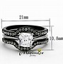 Image result for Black Stainless Steel Ring