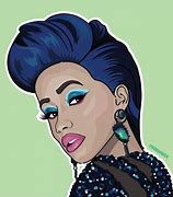 Image result for Cardi B Drawing Pen