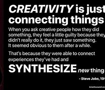 Image result for Steve Jobs Creativity