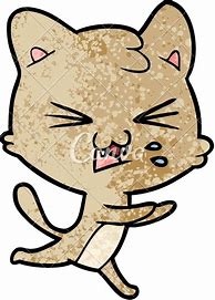 Image result for Hissing Cat Cartoon PNG